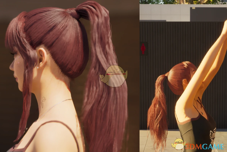 《InZOI》波浪物理马尾辫MOD