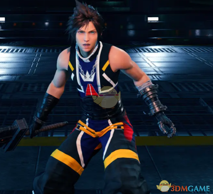 《最终幻想7：重制版》克劳德的王国之心索拉套装MOD