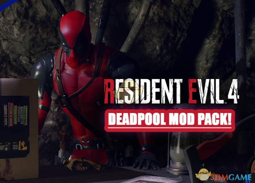 《生化危机4：重制版》漫威死侍替换商人MOD