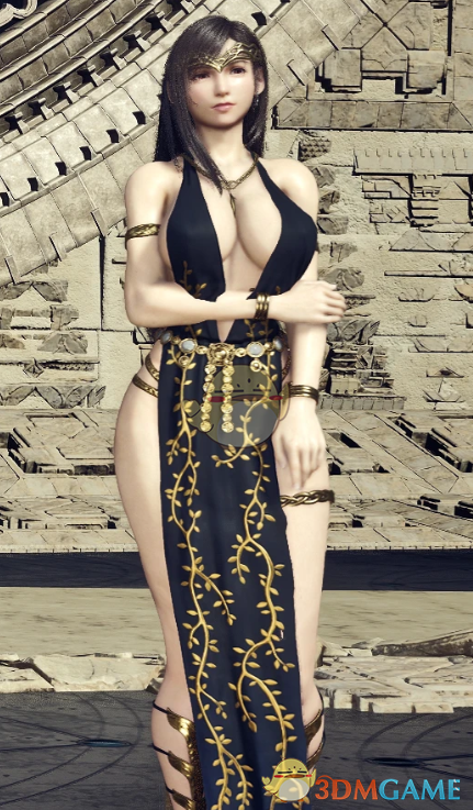 《最终幻想7：重生》蒂法的艾尔登法环玛丽卡连衣裙MOD