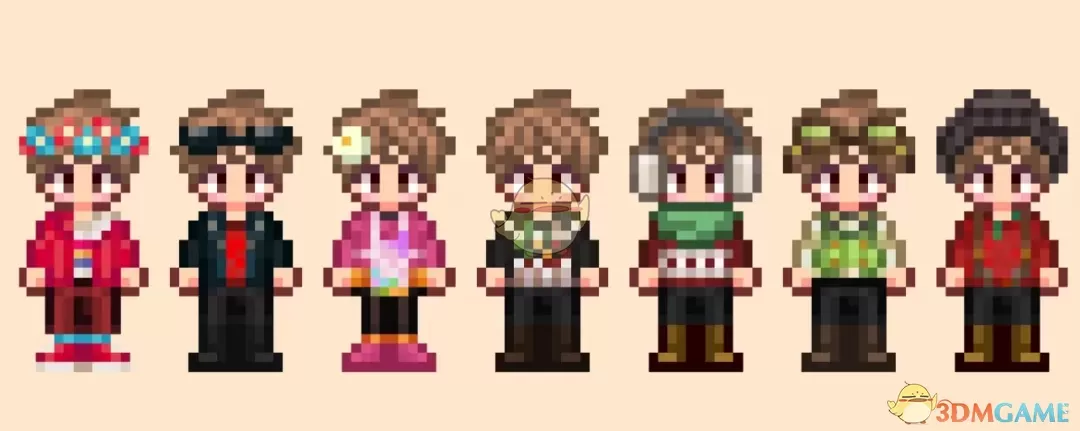 《星露谷物语》潮流暖男套装MOD