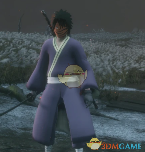 《只狼：影逝二度》火影忍者宇智波带土替换狼模型MOD