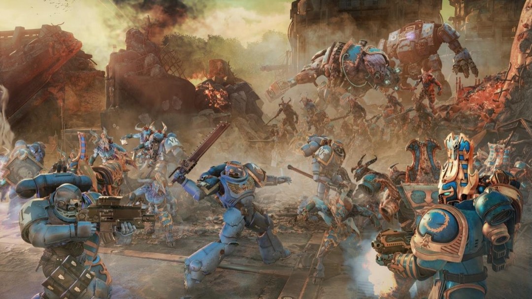 《战锤40K:星际战士2》新DLC白疤战团与圣血天使外观预告
