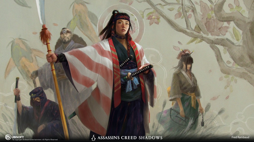 《刺客信条：影》艺术概念图 信长妹妹英姿飒爽