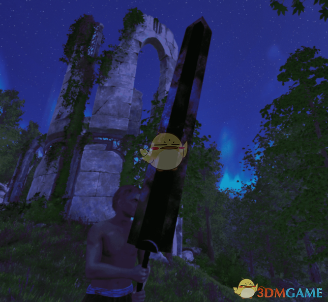 《上古卷轴4：湮灭重制版》剑风传奇斩龙剑MOD