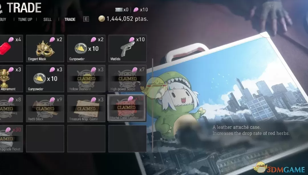 《生化危机4：重制版》手提箱虚拟主播噶呜·古拉图案MOD