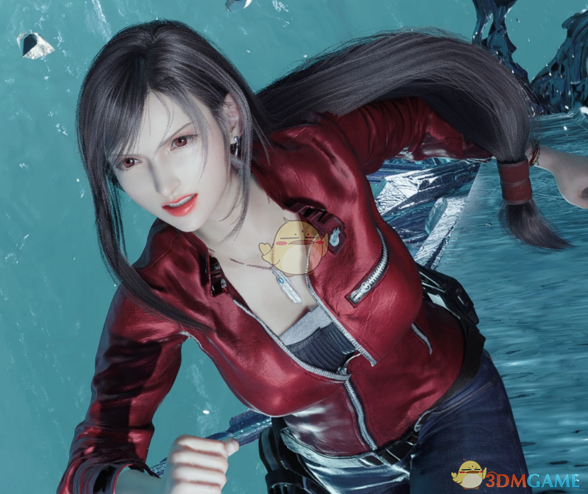 《最终幻想7:重生》蒂法的生化危机2克莱尔套装MOD