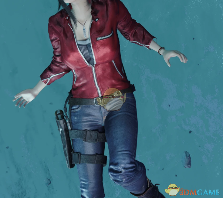 《最终幻想7:重生》蒂法的生化危机2克莱尔套装MOD