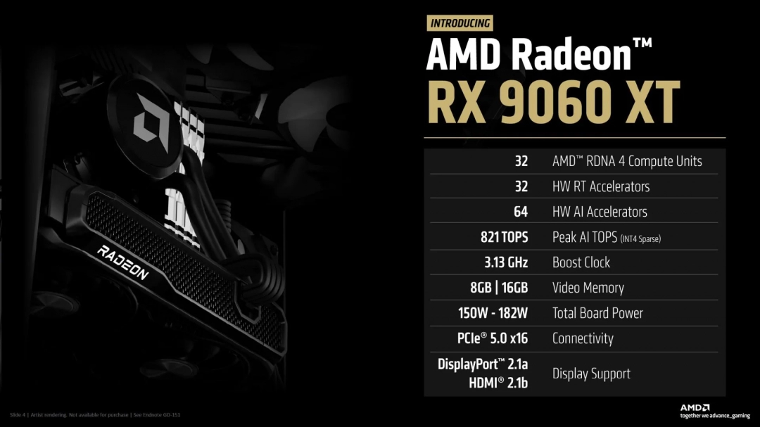 AMD RX9060 XT跑分泄露 略遜前代7700 XT