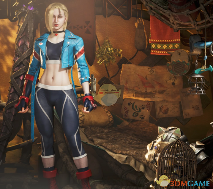 《怪物猎人：荒野》街头霸王6嘉米套装MOD