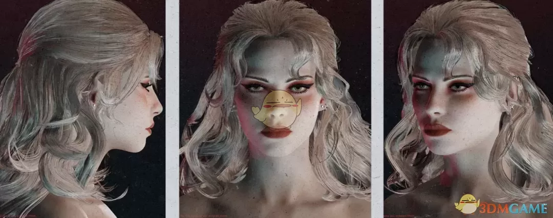 《赛博朋克2077》玫瑰波浪卷发MOD