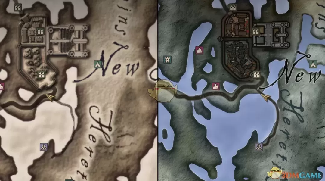 《上古卷轴4：湮灭重制版》8K完整高清世界地图MOD