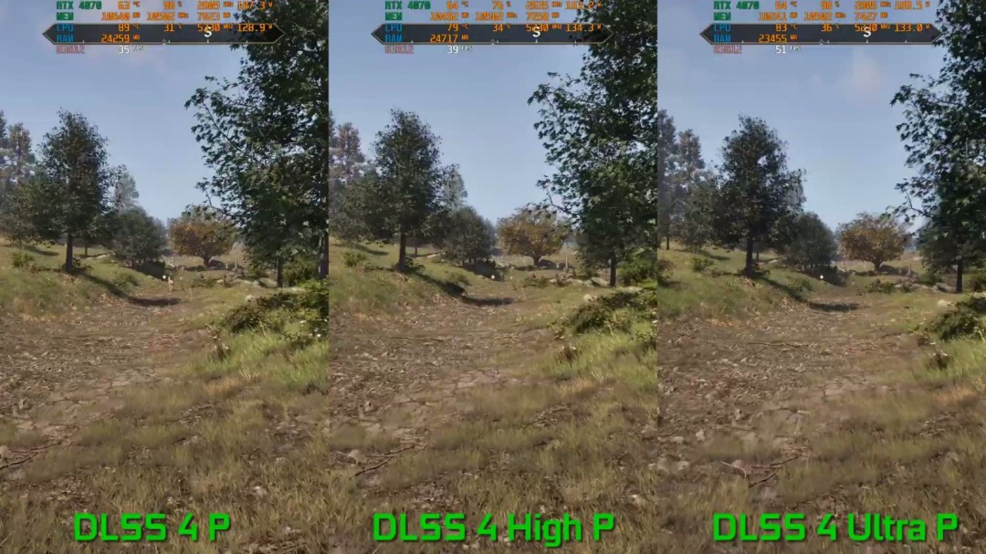 DLSS 4新的高性能模式测试 帧数更高、画质几乎没影响
