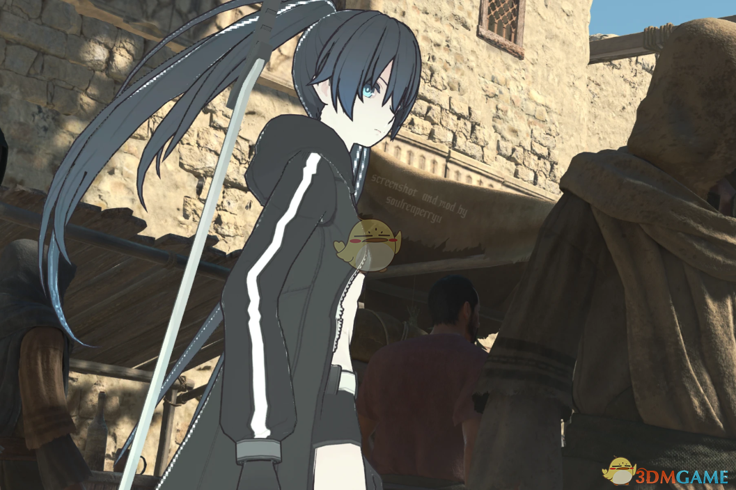 《最终幻想16》黑岩射手替换克莱夫MOD