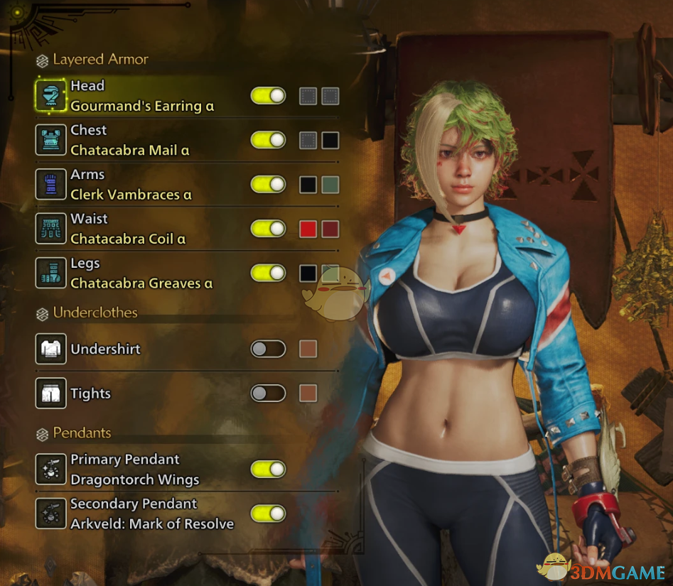 《怪物猎人:荒野》街头霸王6嘉米作战服MOD