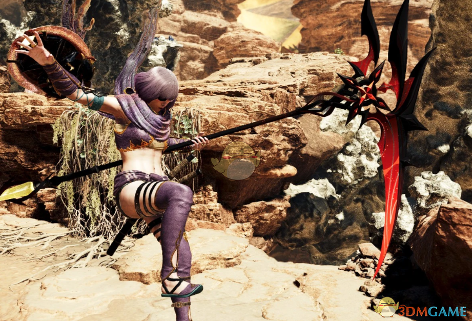 《怪物猎人：荒野》原神武器赤月之形MOD