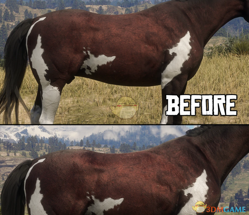 《荒野大镖客2》马匹纹理改进MOD