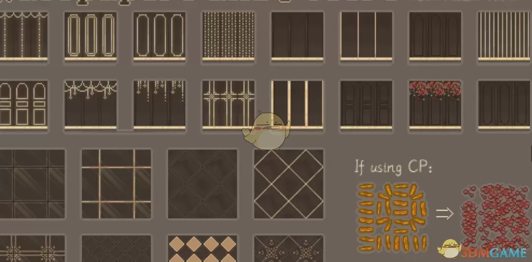 《星露谷物语》哥特式玫瑰家具包MOD