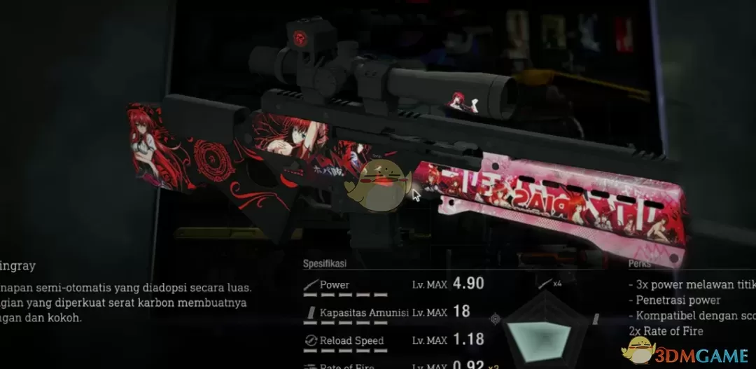 《生化危机4：重制版》恶魔高校莉雅丝SL8运动步枪MOD