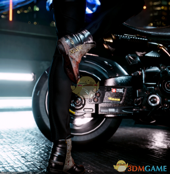 《赛博朋克2077》机车短靴MOD