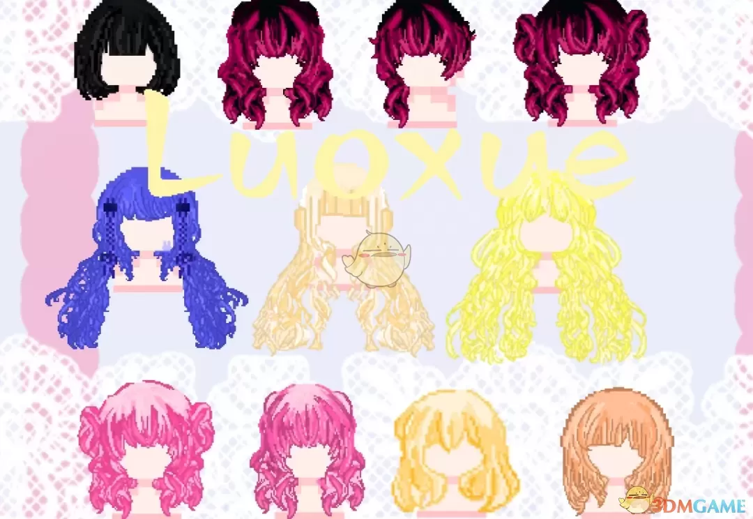 《星露谷物语》落雪的高清波浪发型包MOD