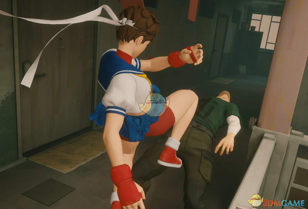 《师父》扮演少年街霸2春日野樱MOD