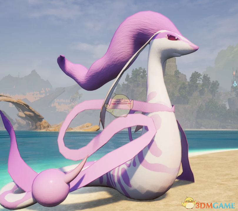 《幻兽帕鲁》碧海龙温柔着色MOD