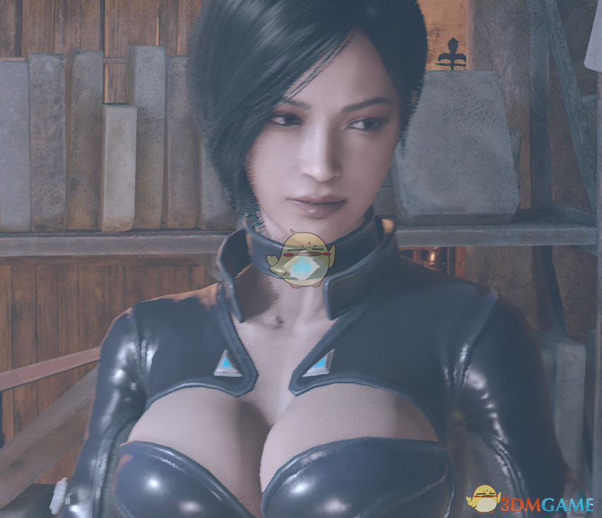 《生化危机4：重制版》艾达的性感黑胶露脐装MOD