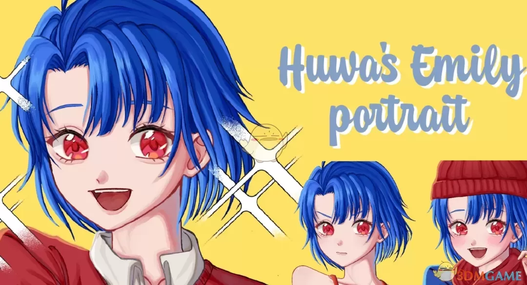 《星露谷物语》艾米丽高分辨率动漫肖像MOD