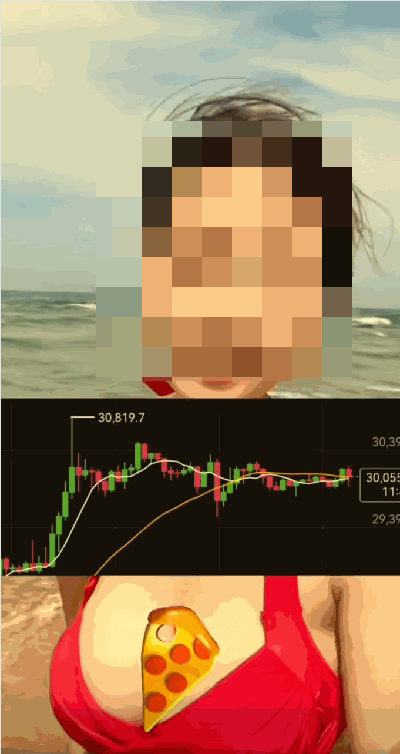 比股市飘红更诱人的，是黑丝情趣财经女主播想给我看个大的