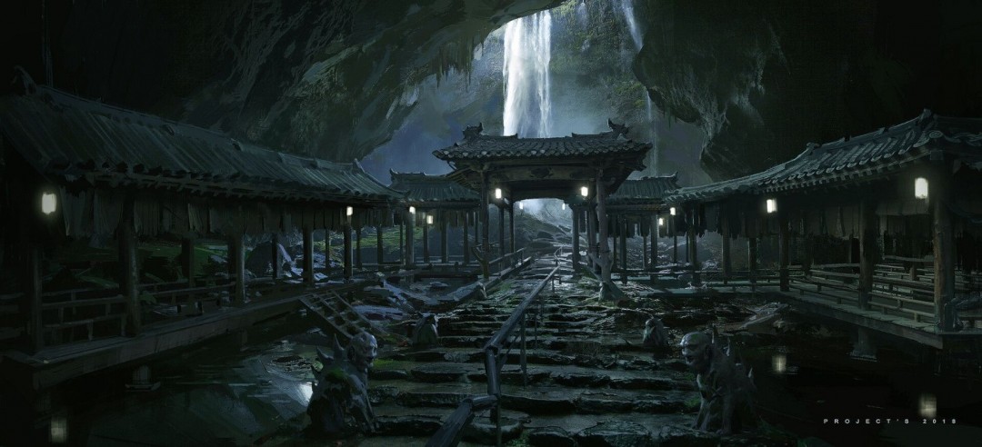 《黑神話：悟空》設(shè)計(jì)廢稿原畫 獅駝嶺陰森恐怖