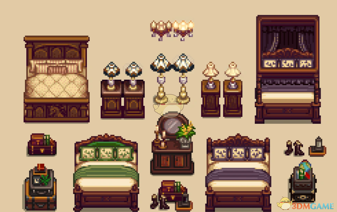 《星露谷物语》豪华古典家具包MOD