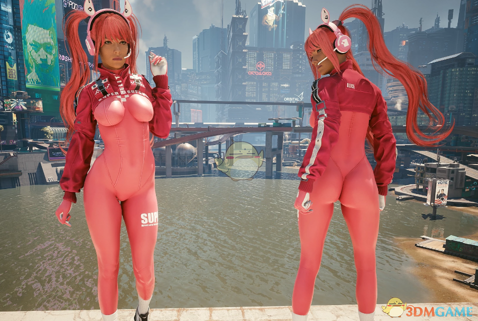 《赛博朋克2077》胜利女神妮姬爱丽丝胶衣MOD