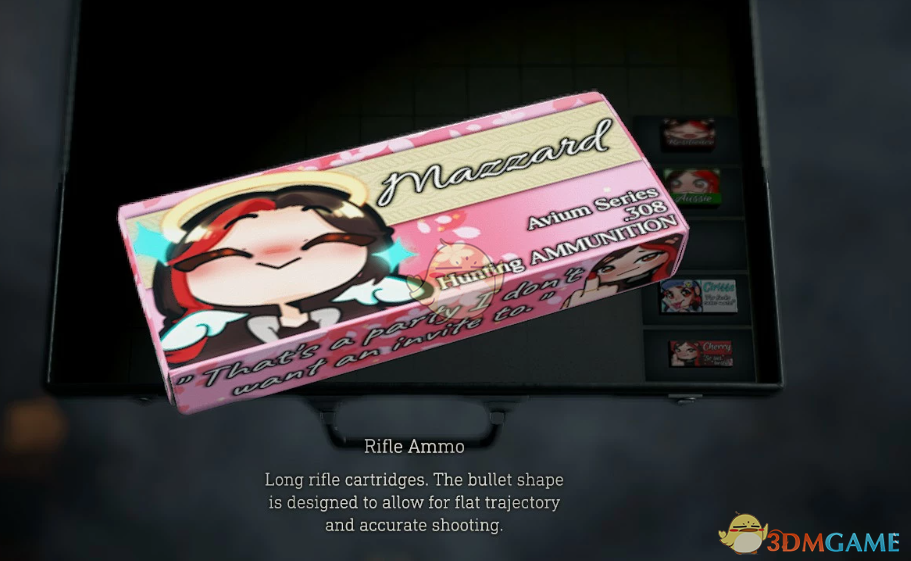 《生化危机4：重制版》弹药盒的虚拟主播EvilCherryBerry图案MOD