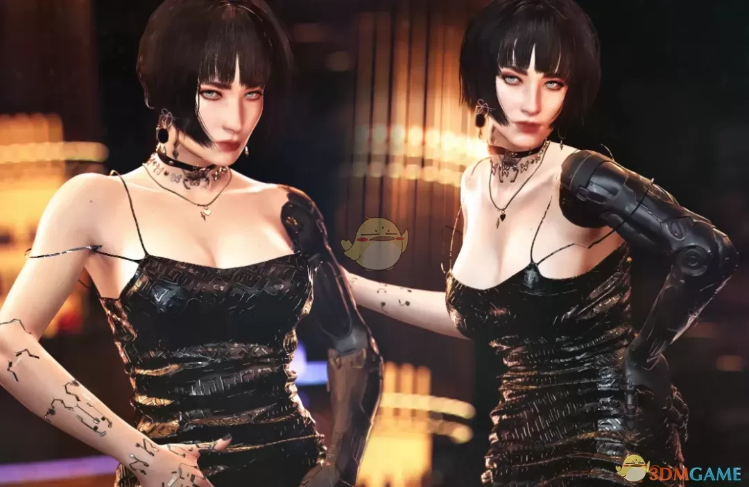 《赛博朋克2077》性感闺房连衣裙MOD