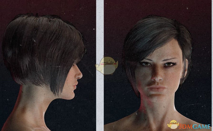 《赛博朋克2077》艾达斜刘海短发MOD