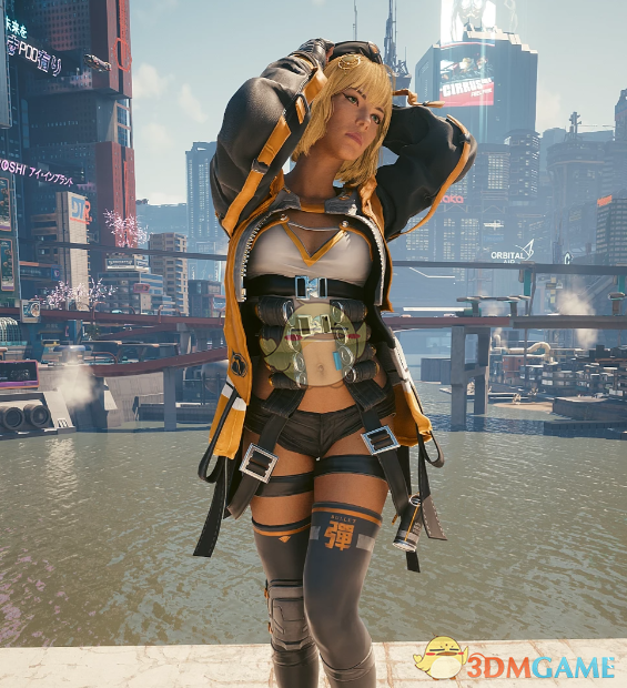 《赛博朋克2077》胜利女神妮姬阿妮斯套装MOD