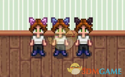 《星露谷物语》可重新着色的猫耳朵MOD