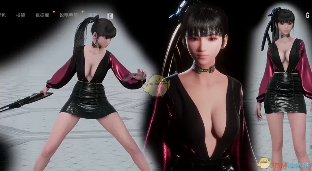 《剑星》伊芙的性感深V连衣裙MOD