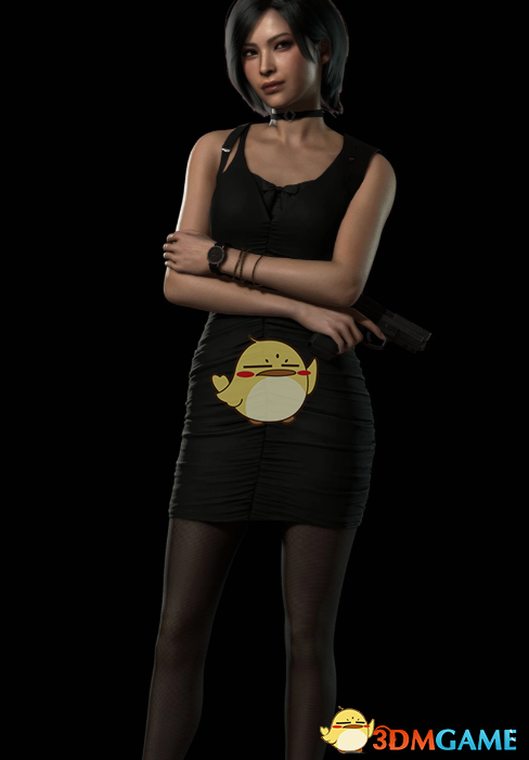 《生化危机4：重制版》艾达的黑色卧底服MOD