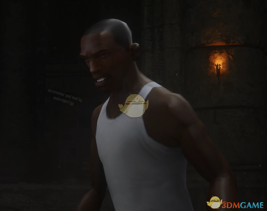 《最终幻想16》侠盗猎车手卡尔·约翰逊替换克莱夫MOD