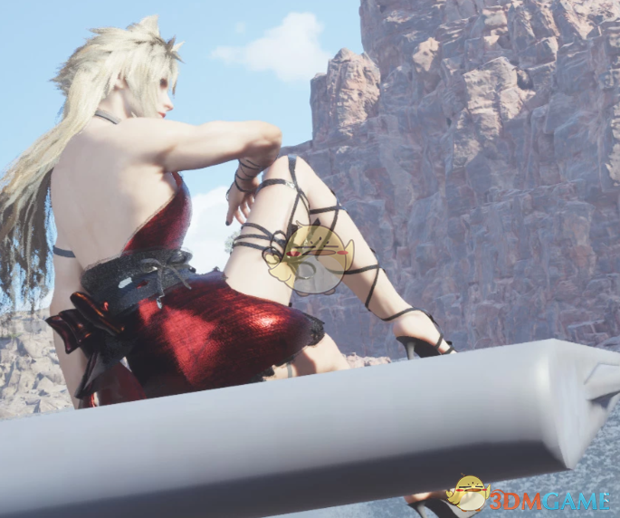 《最终幻想7：重生》克劳德的连衣裙MOD