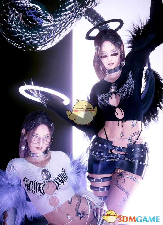 《赛博朋克2077》性感奶窗上衣MOD