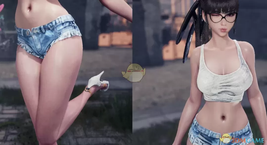 《剑星》伊芙的性感上衣和牛仔短裤MOD