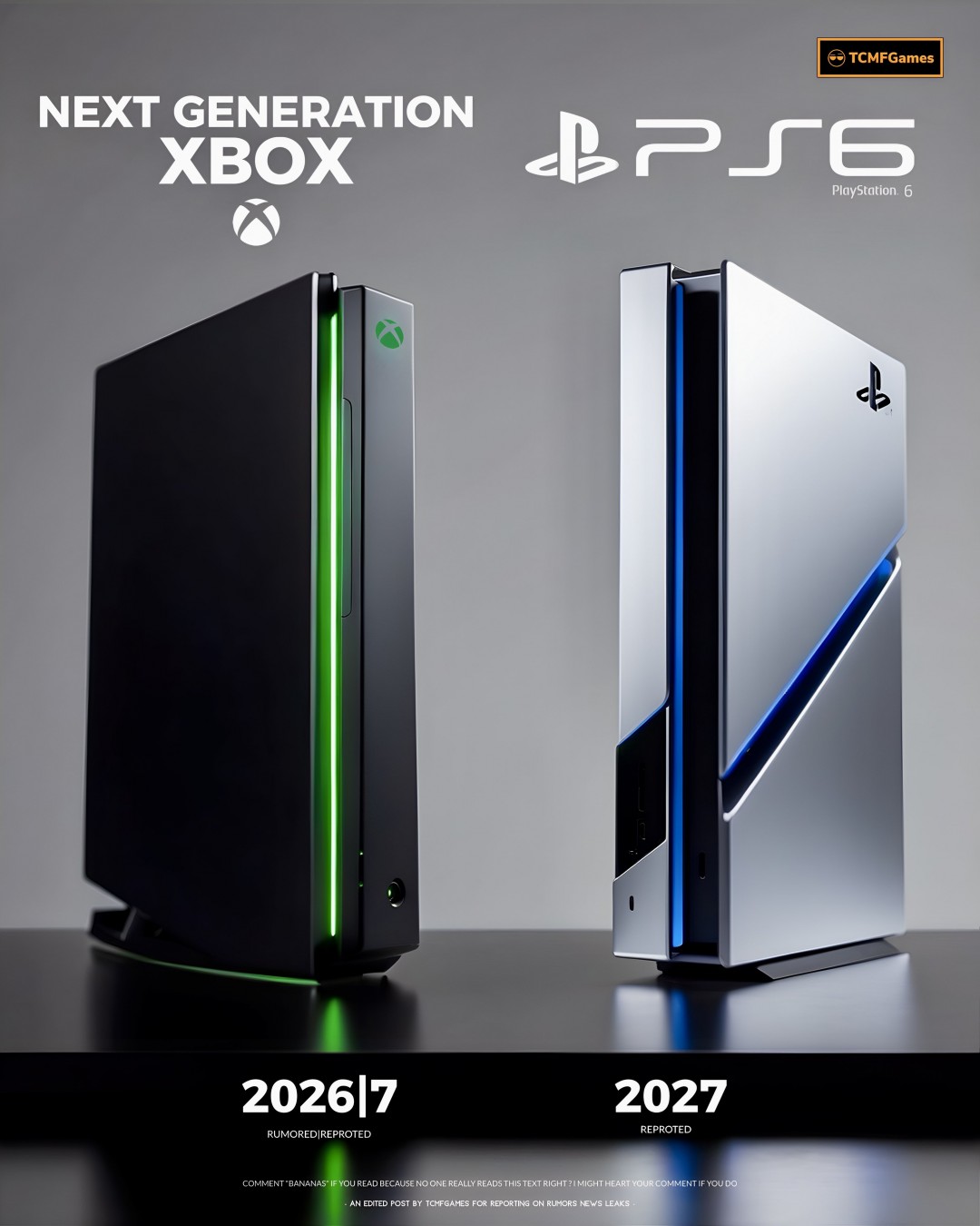 傳PS6和下一代Xbox GPU性能提升僅20% 2027年發(fā)售