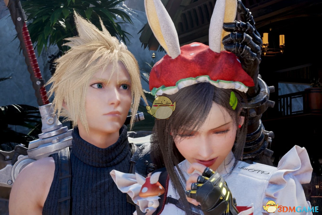 《最终幻想7：重生》蒂法的蘑菇兔洛丽塔MOD