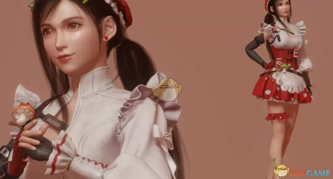 《最终幻想7：重生》蒂法的蘑菇兔洛丽塔MOD