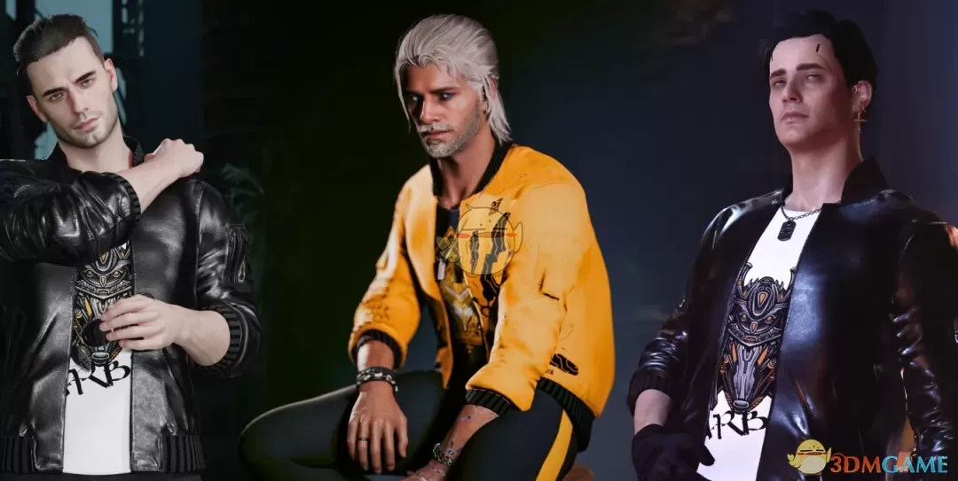 《赛博朋克2077》男V的街头夹克MOD