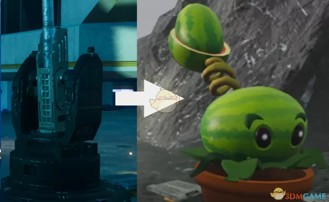 《绝地潜兵2》植物大战僵尸炮塔MOD