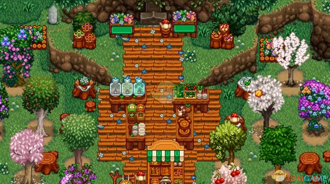 《星露谷物语》HxW森林咖啡厅家具包MOD